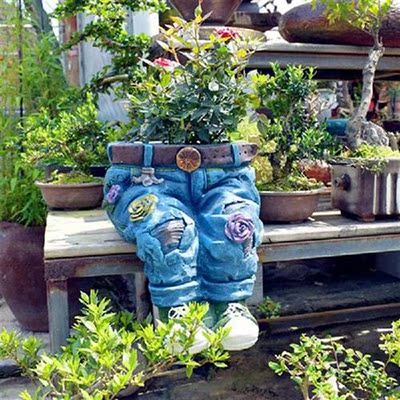 Newest Arrival Home Garden Casual Art Flowerpot Cartoon
