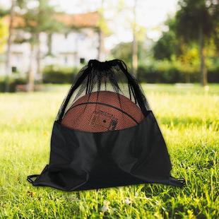 Half Mesh Bag Portable Football Storage Backpack Outdoor Bas