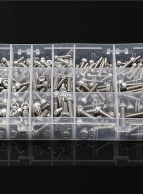 300Pcs M4 M5 M6 304 Stainless Steel Hexagon Hex Socket Cap B