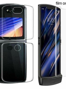3 in 1 Soft Hydrogel Film For Motorola Moto Razr 5G 2020 HD
