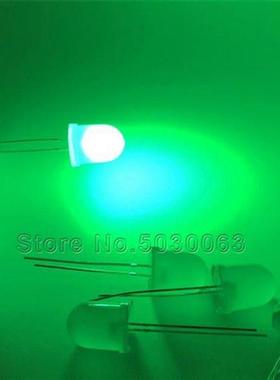 1000pcs/lot F10 light-emitting diode green F10mm DIP light-e