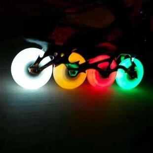 LED Flash Skate Wheel 76mm For Inline Skates 90A For Adults