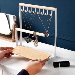 Wooden Jewelry Stand Multifunctional Jewelry Organizer