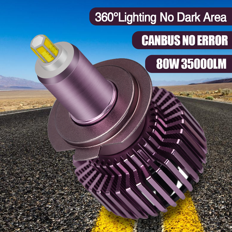 Carshark H7 Led Headlights Canbus 360 35000Lm H1 H8 H9 H11 A