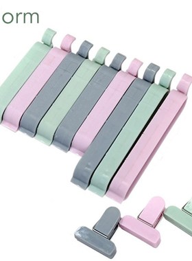 12pcs/set Plastic Snack Sealing Clip, Food Fresh Keeping Bag