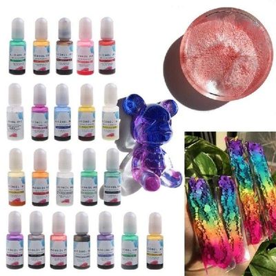 22 Colors Epoxy Resin Diffusion Pigment Alcohol Ink Liquid