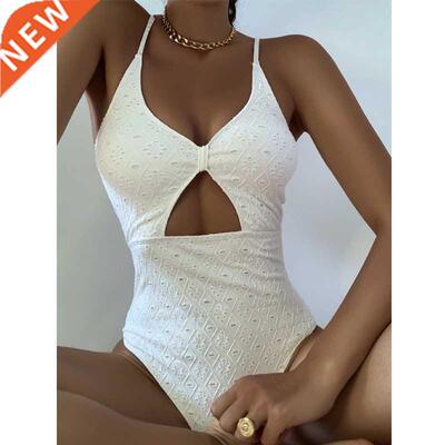 BKLD 2021 New Summer Beach Party Clubwear Solid Color One Pi