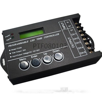 Time programable RGB LED Controller Dimmer TC420 DC12V/24V 5