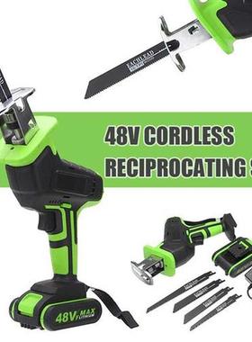 48V Electric Wood Metal Reciprocating Saws Cordless Logging
