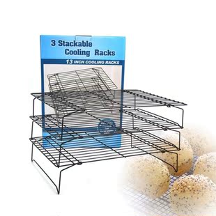 3-Tier Nonstick Cooling Rack Mesh Grid Baking Cookie Biscuit