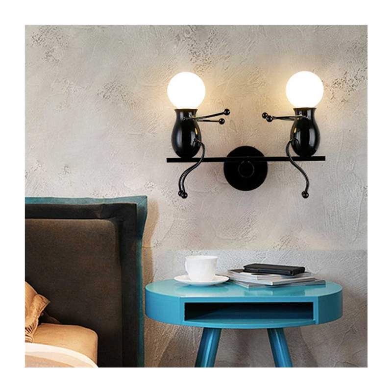 E27 Nordic Personality Robot Background Wall Light Creative