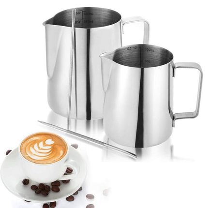 Stainless Steel Pull Flower Cup Milk Frothing Pitchers Espre