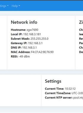 USB to Zigbee SerialApp CC2652p Gateway esp2Wireless Blueto