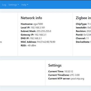 USB to Zigbee SerialApp CC2652p Gateway esp2Wireless Blueto