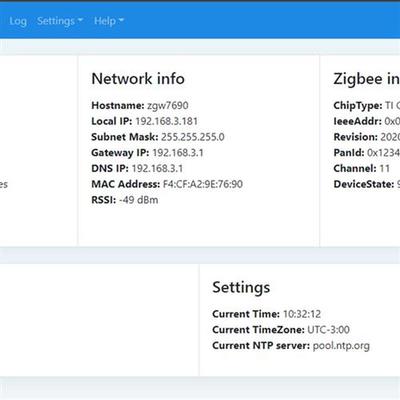 USB to Zigbee SerialApp CC2652p Gateway esp2Wireless Blueto