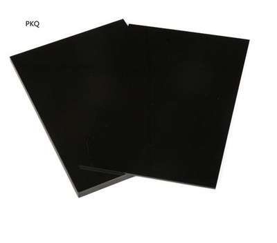 Acrylic Board Glossy Pure Black Plexiglass Plastic Sheet Org