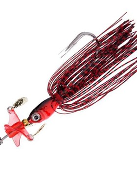 1pcs 18g Fishing Lure Spinner Metal Beard Grass Carp Walking