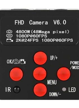 FHD 48MP 2K USB HDMI Industrial Video Microscope Digital Cam