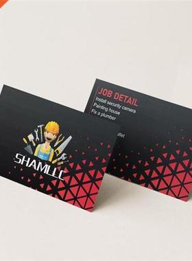 100/500/1000pcs Custom Printing Logo Personalise Business Ca