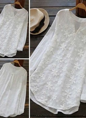 2018 妇女衬衫 autumn women fashion blouse cotton shirt tops