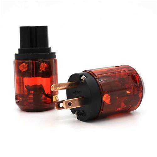 5 Pair P-046/C-046 Red Copper US version Power plug for aud