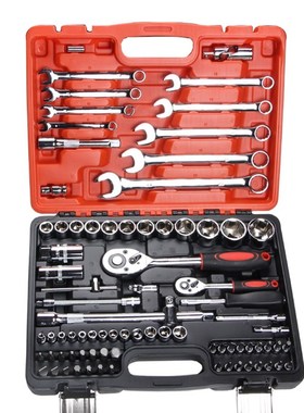 Hand Tools for Car Repair Ratchet Spanner Wrench Socket Set