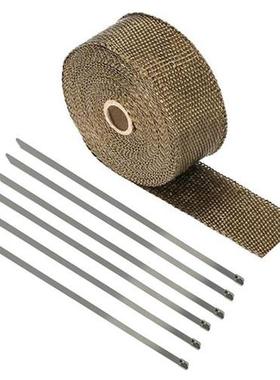 1Set 5cm*5M 10M 15M Exhaust Heat Wrap Roll 适用于 Motorcycle