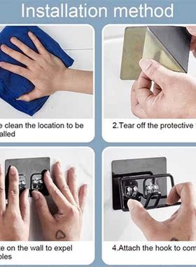 Hair Dryer Holder Rack Wall Mounted Hair Straightener Dryer