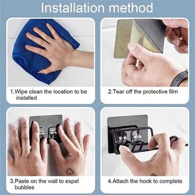 Hair Dryer Holder Rack Wall Mounted Hair Straightener Dryer