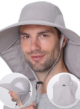 Outdoor Fishing Hiking Panama Hats Summer Sun-proof Anti-UV