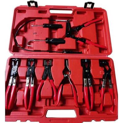 9 pcs Hose Clip Clamp Set Automotive Flexible Hose Pliers Ki