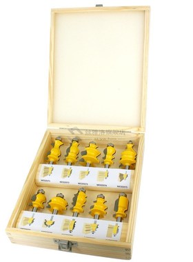 LA VIE 10pcs 8mm Shank Architectural Molding Handrail Router