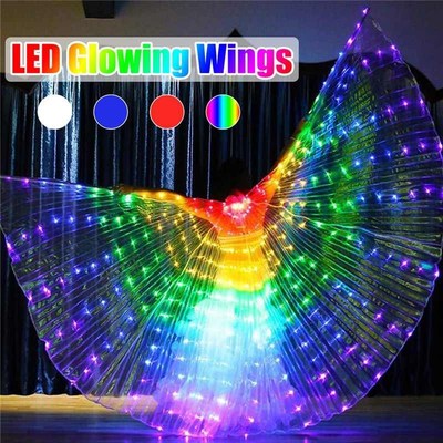 LED Glowing Wings Ballet Costume Fluorescent Butterfly Dance