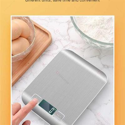 10Kg Stainless Steel Kitchen Scales Digital Balance Food Cof