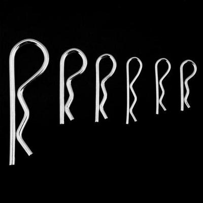 150pcs R Cotter Pin Tractor Pin Clip Assortment Fastener Set