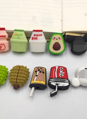 Cute Cartoon Avocado Durian Cola Cable Protector Data Line