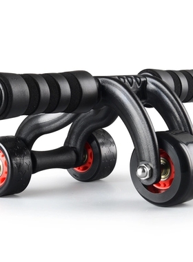 Gym AB Abdominal Roller 3 Wheel Power Roller Workout Fitness