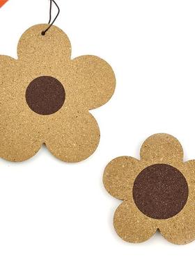 Wooden Flower Coaster Tableware Heat Insulation Hot Pot Hold