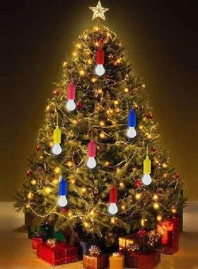 Portable Colorful LED String Light Xmas Hanging Drawstring