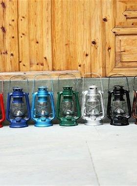 25cm Vintage Kerosene Lamp Portable Camping Tent Light