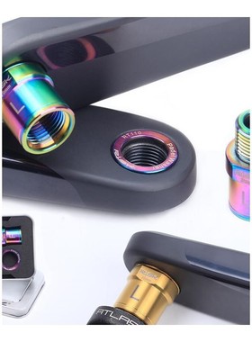 One Pair Titanium Ti Alloy Bike Pedal Axle Extenders Bicycle