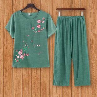 Women pyjamas home clothes plus size sleepwear set short