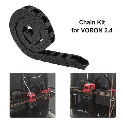 For VORON 2.4 Cable Chains Set Customized open drag chain Bl