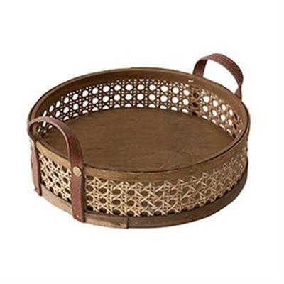 Weaving Boxes Home Desktop Organizer Tray Storage