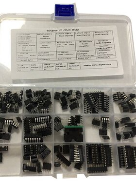 IC Chip Assortment 150Pcs,Opamp,Oscillator,Pwm,PC817,NE555,L