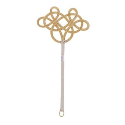 Traditional Racket Woven Imitation Rattan Duster Car Mats Du