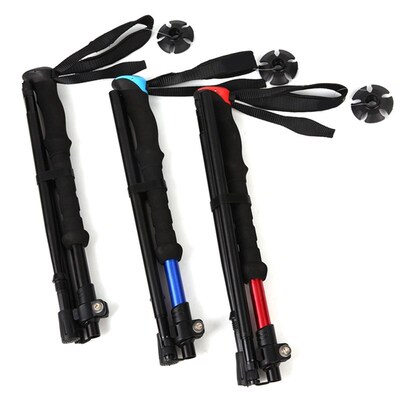 Hiking Pole Trekking-Poles Running-Stick Ultralight Folding
