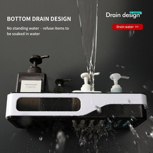 Bathroom Shelf Wall Mounted Shampoo Shower Shelves Holder Ki