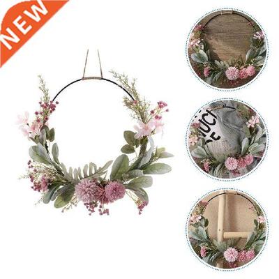 Wreath Door Easter Front Artificial Wreaths Spring Garland