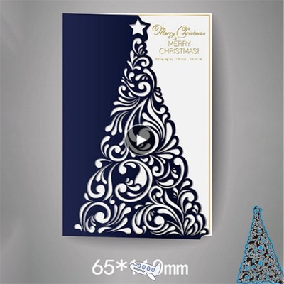 65*110mm Christmas tree Metal steel frames Cutting Dies DIY